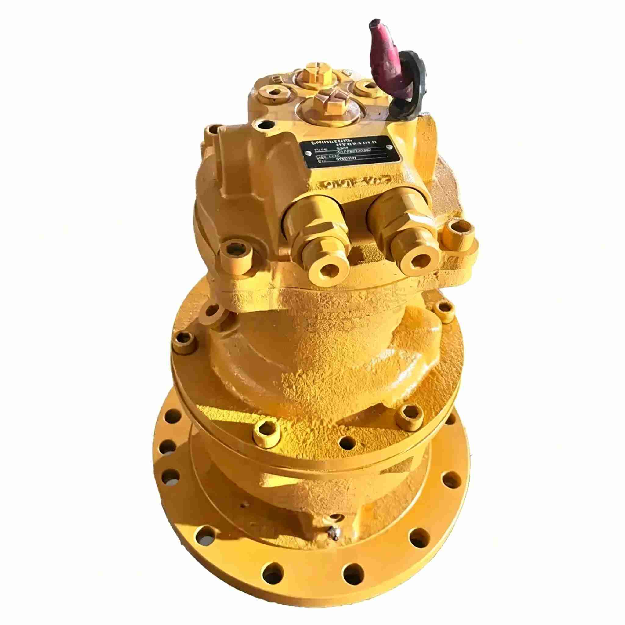 Excavator parts compatible with CAT E307 rotary motor assembly, reducer, and swing motor assembly.