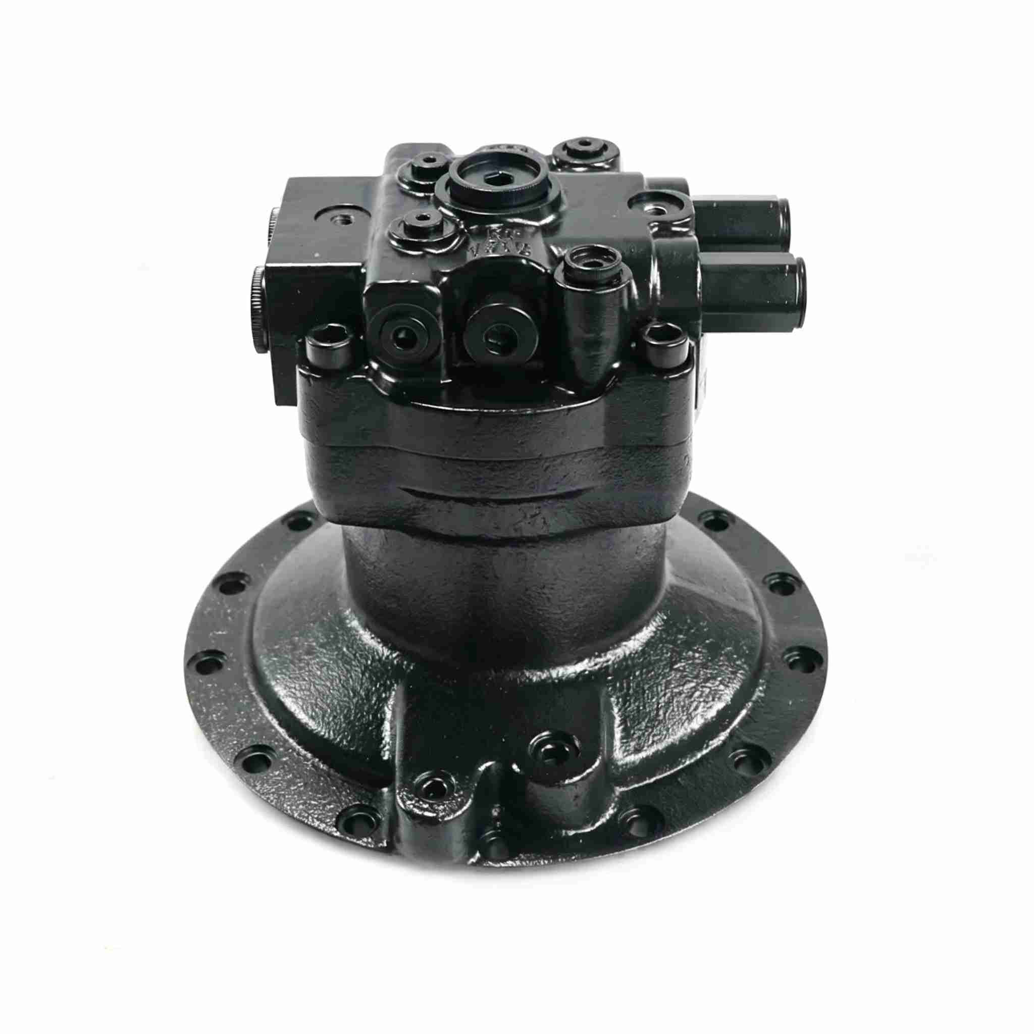 This excavator is compatible with the Kobelco SK250-8 and SK460-8 swing motor assembly SG08 (16-hole mounting).