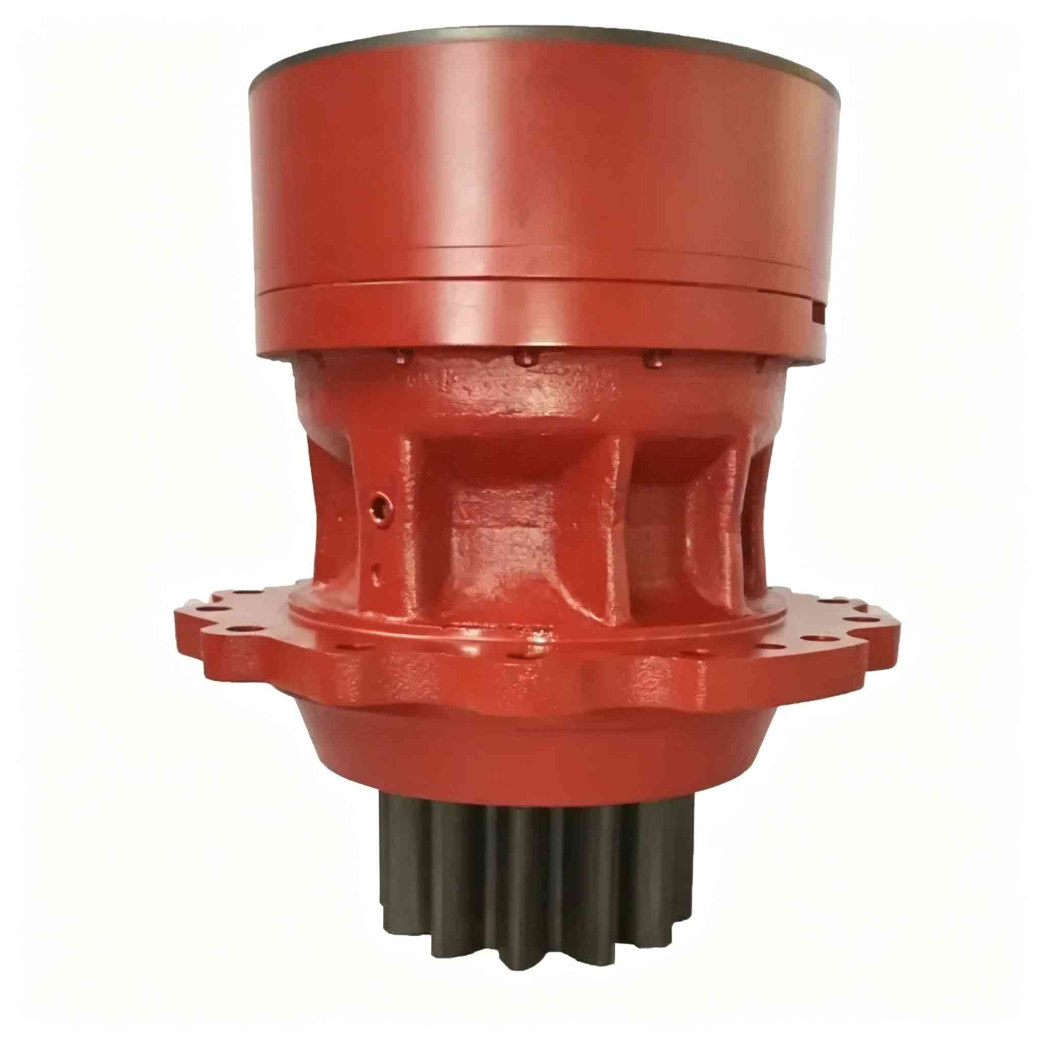 Excavator parts compatible with Sany SY245 rotary gearbox reducer assembly, vertical shaft 12 teeth
