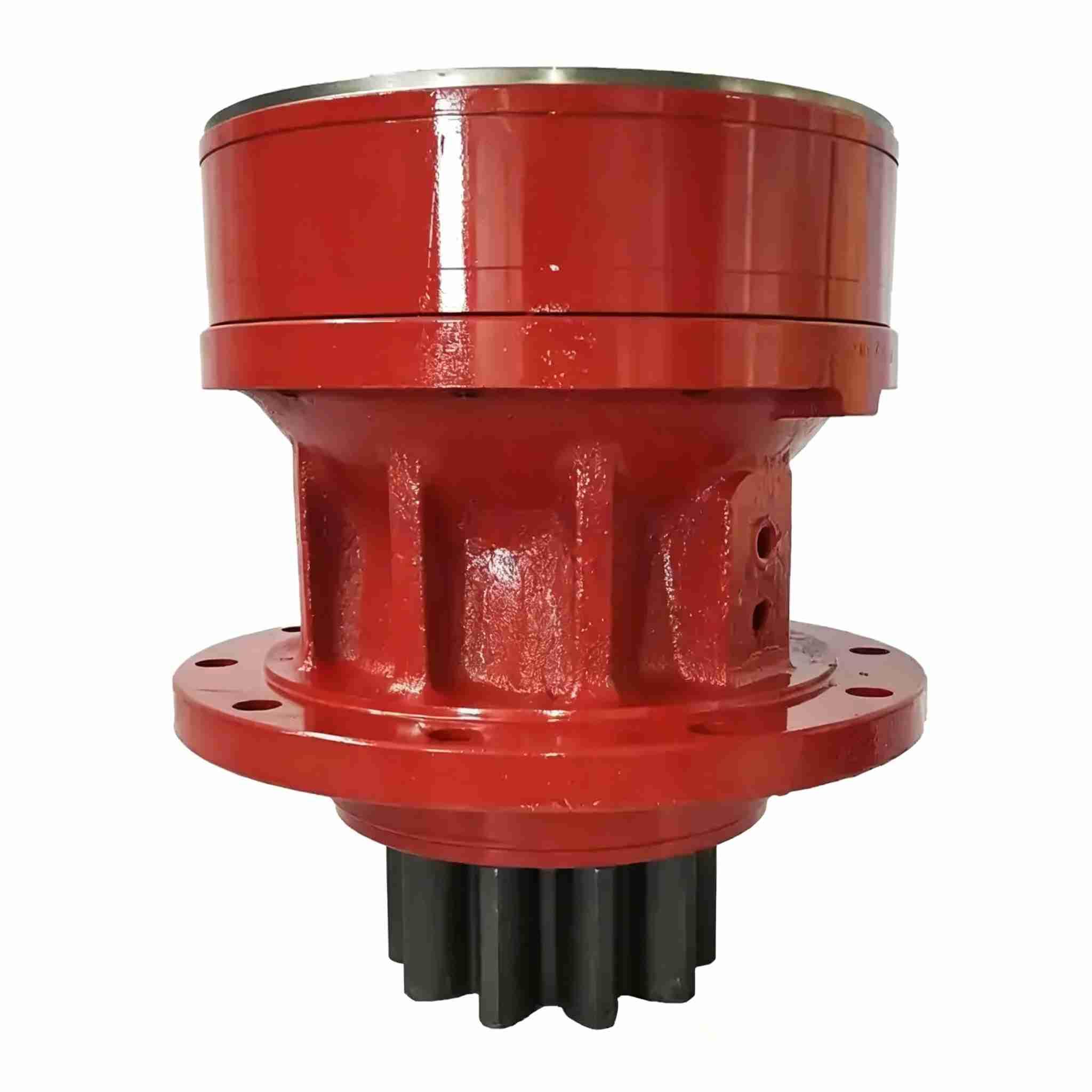 The excavator is compatible with the Daewoo DH150-7 rotary gearbox assembly, 10mm upper hole - 13.5mm lower hole.