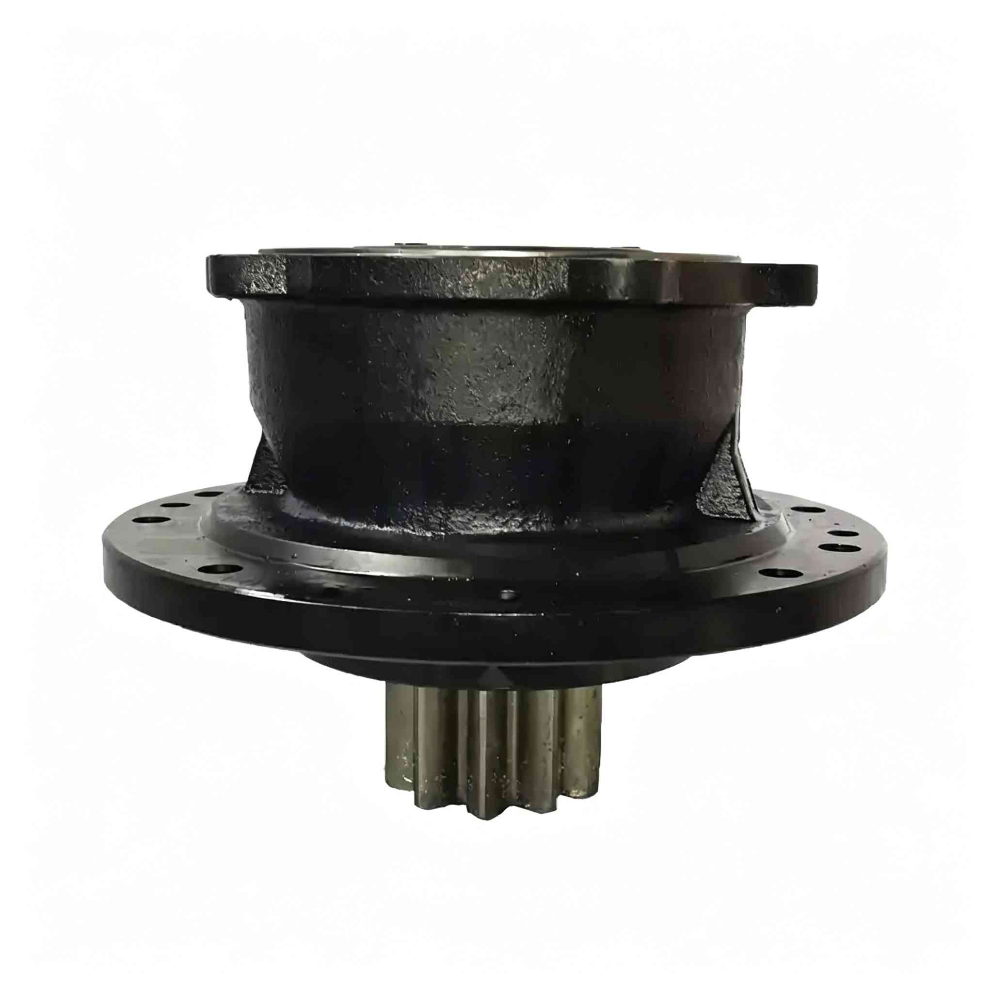 Excavator parts: Komatsu PC56-7 rotary gearbox reducer assembly (6 upper holes - 8 lower holes)