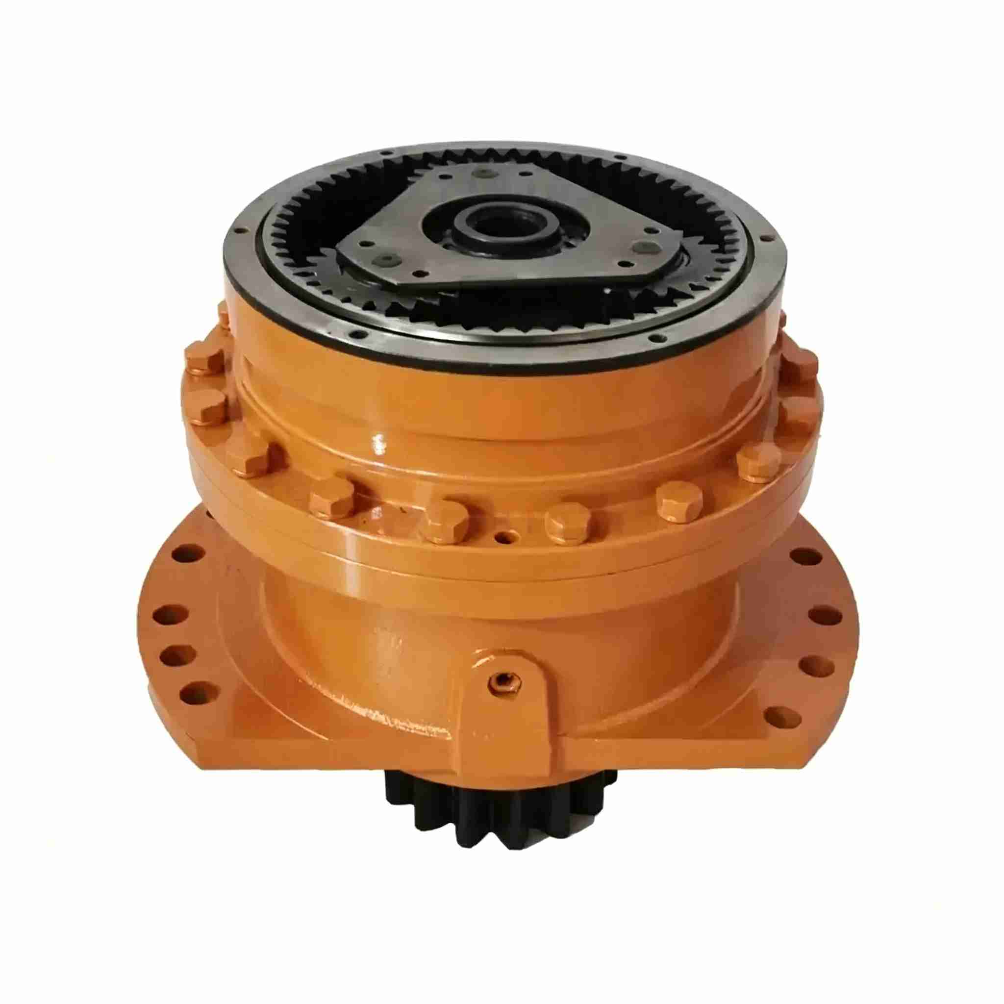 Komatsu PC200-7 (Low-profile) Excavator Slewing Gearbox Reducer Assembly 6 Upper Hole - M10