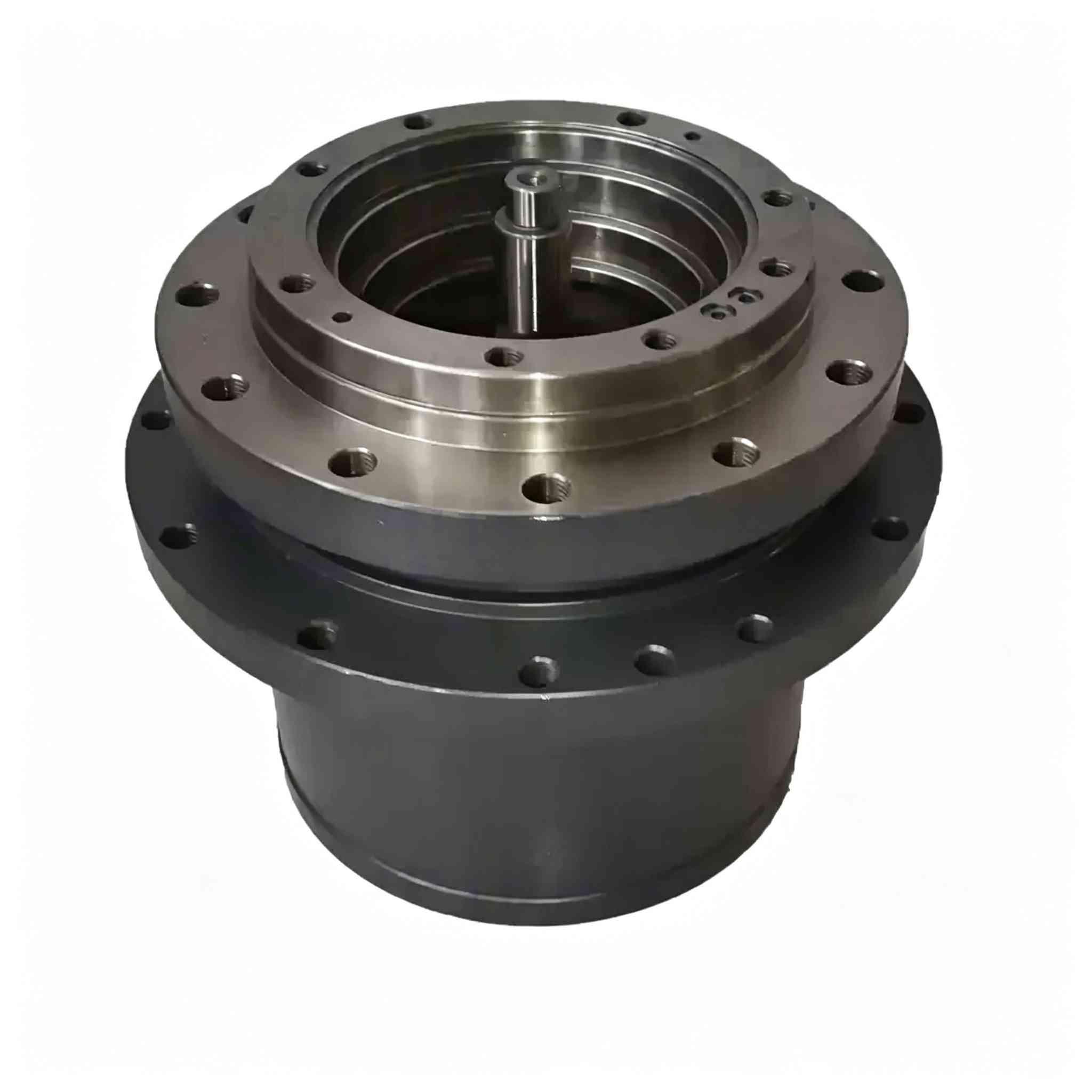 Excavator parts compatible with Daewoo DH80G travel gearbox reducer assembly, upper hole 12, lower hole 12.