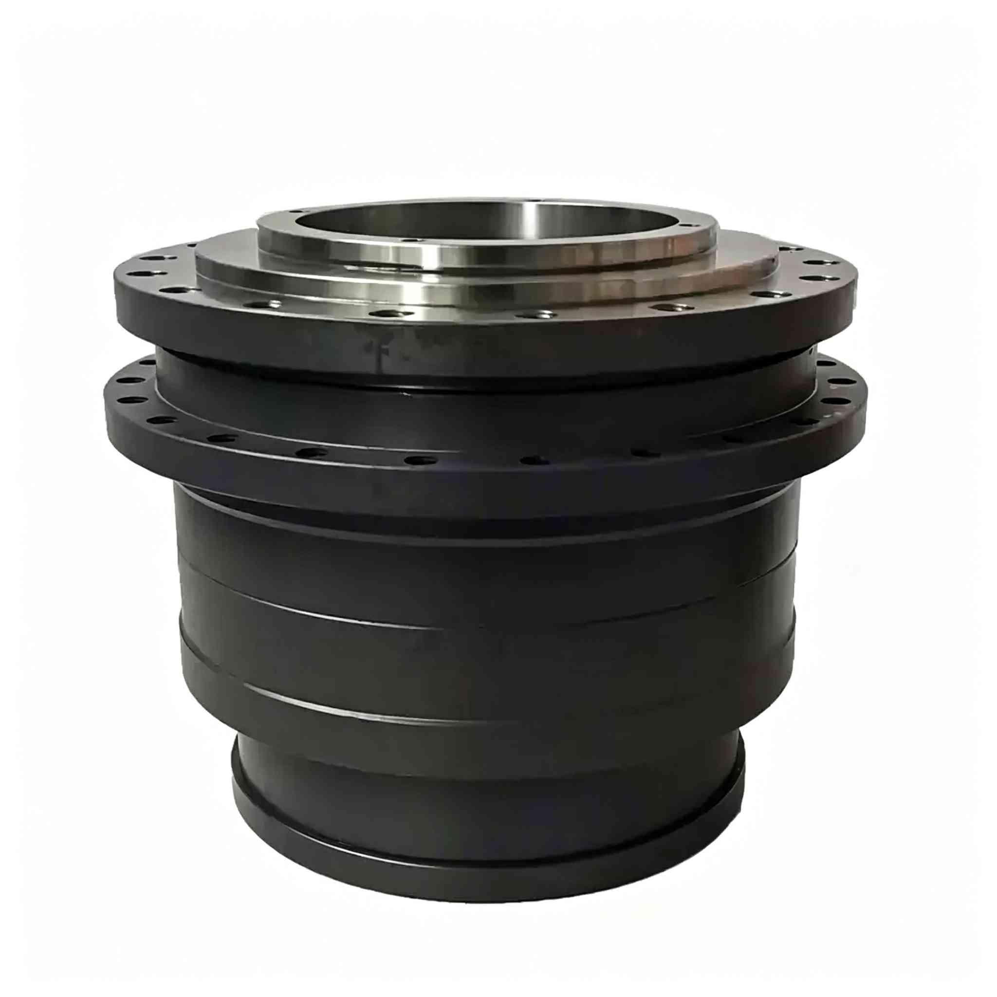 Excavator parts compatible with Sany SY335 travel gearbox reducer assembly Upper hole 18mm, Lower hole 24mm.