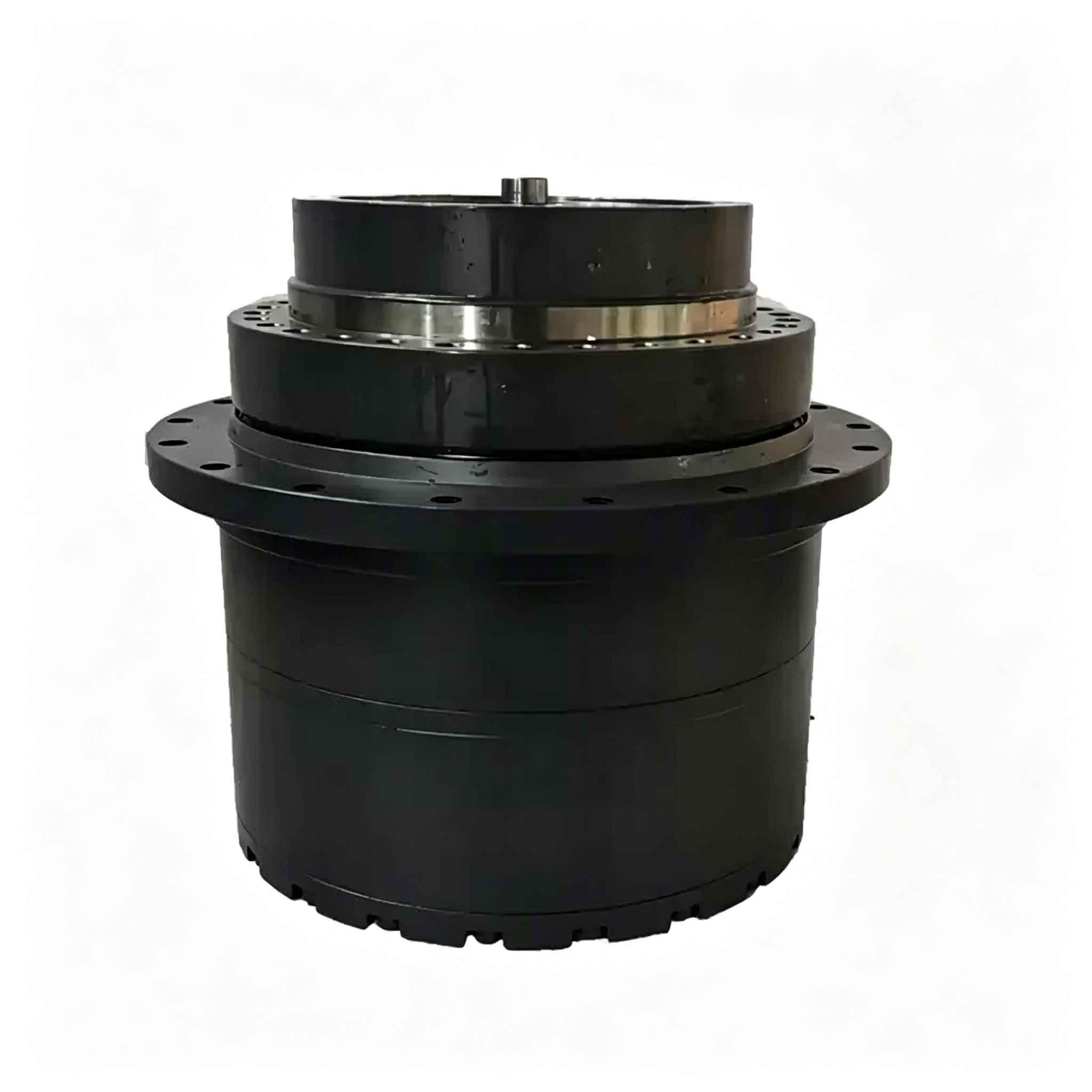 Excavator parts compatible with Caterpillar E324C travel gearbox reducer assembly Upper hole 20mm, Lower hole 16mm.