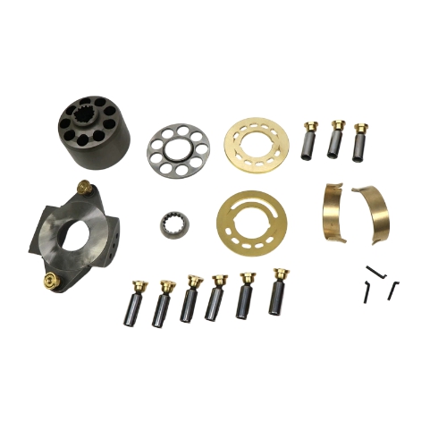 Excavator parts Rexroth A10VSO28 hydraulic pump (disassembled parts), pump body, flat nine-hole plunger, swing drive shaft