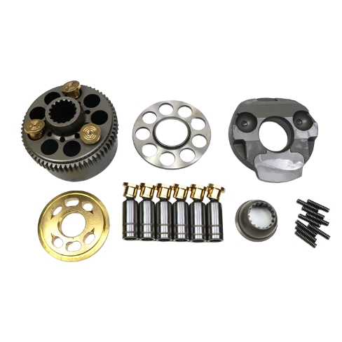 Excavator parts travel motor, pump body, flat nine-hole column copper head, swash plate, oil distribution plate, distributor plate TM60VC