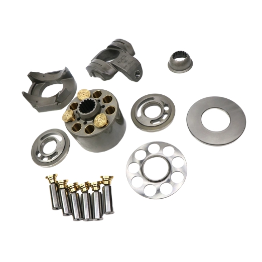 Excavator parts hydraulic pump components pump body, flat nine-hole column copper head swashplate variable piston distributor K5V160