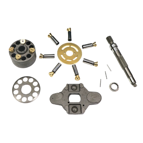 Excavator parts hydraulic pump PVK-2B-505 (pump body, flat nine-hole column, copper head, swashplate, distributor plate)