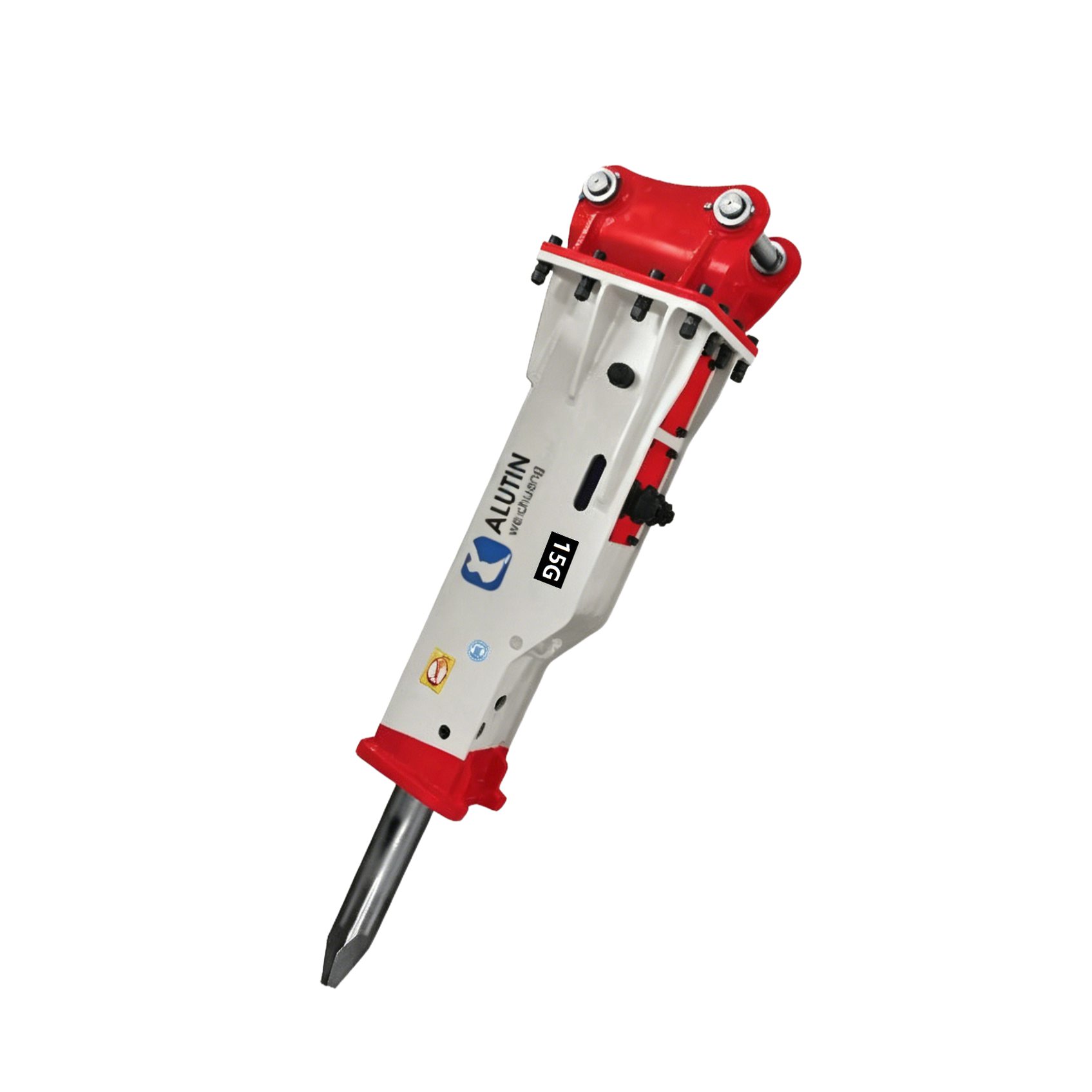 15G Excavator Breaker Hammer, Hydraulic Hammer Head, Right Angle Silent Breaker