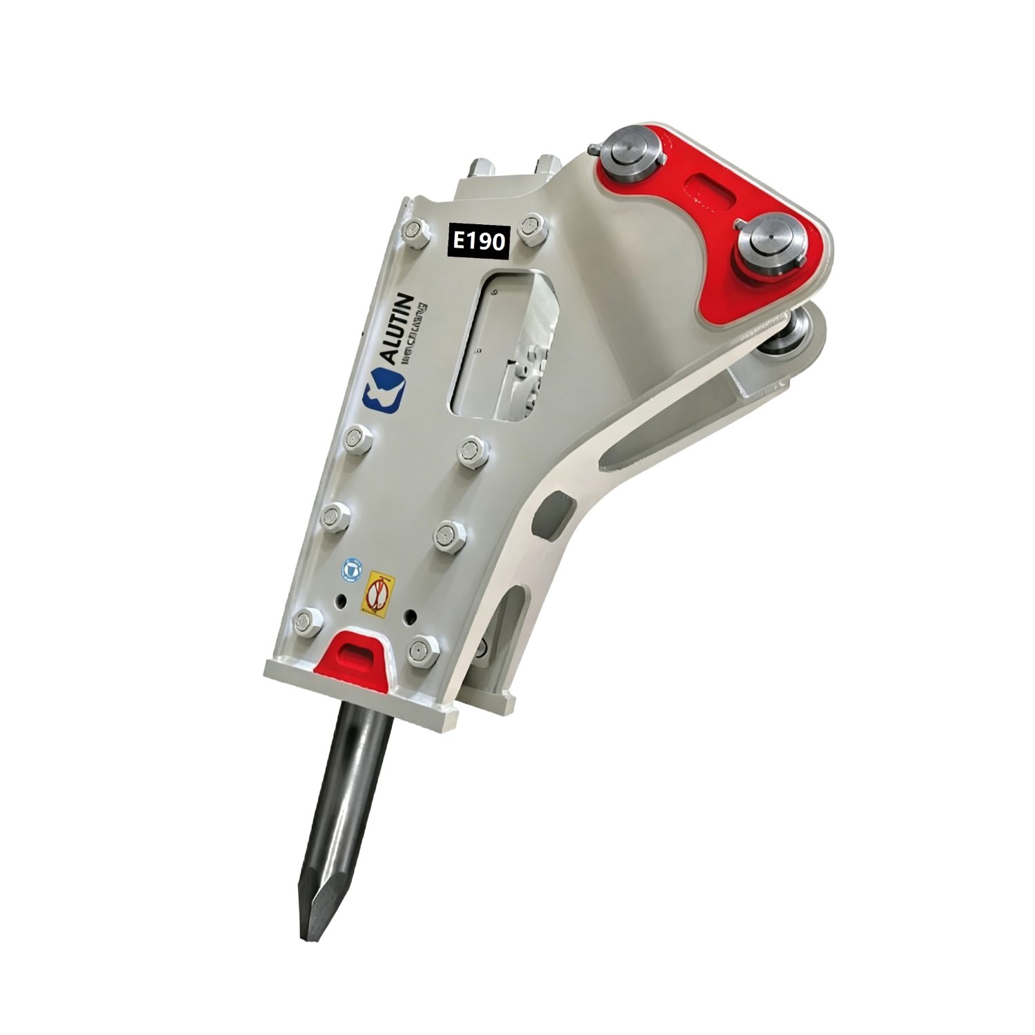 E190 excavator breaker hammer, hydraulic cannon head, triangular breaker.