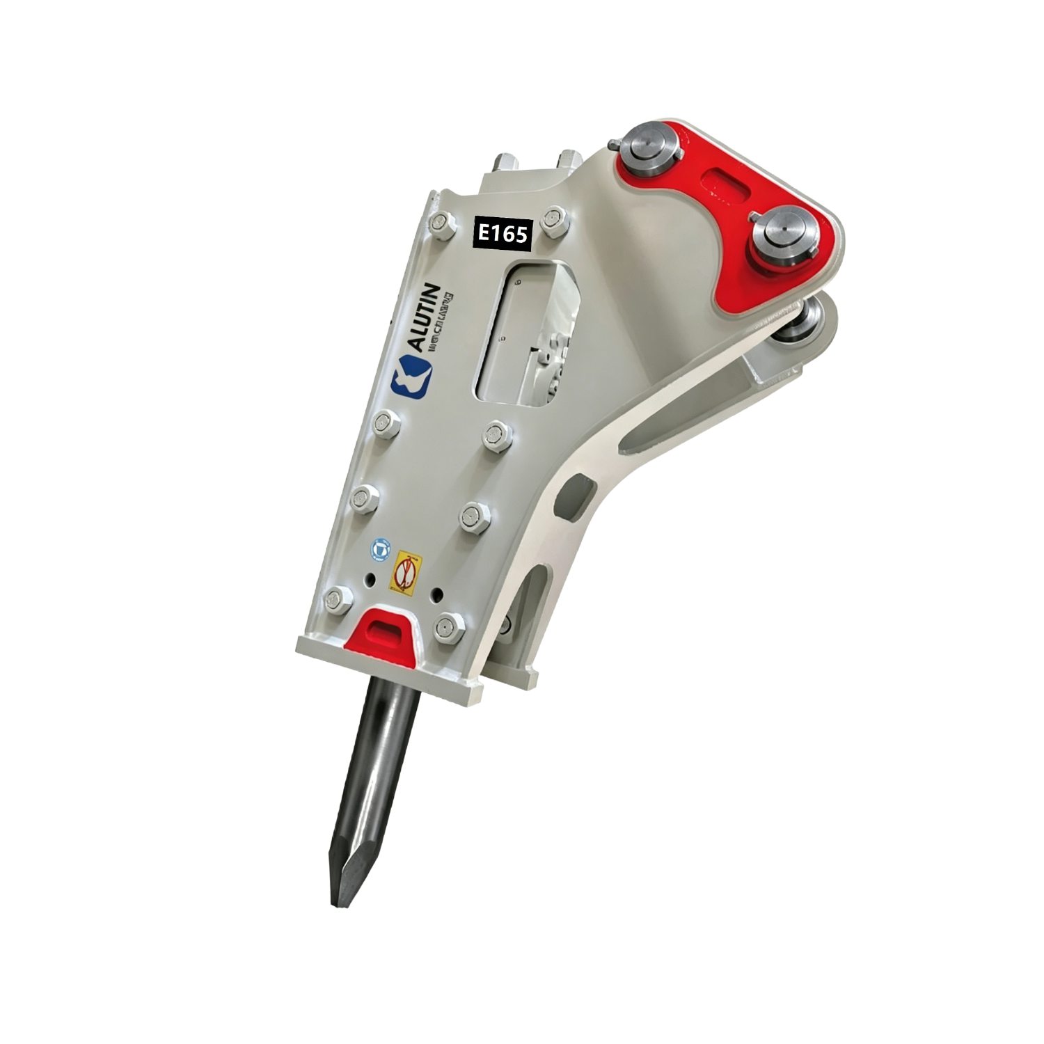 E165 excavator breaker hammer, hydraulic cannon head, triangular breaker.