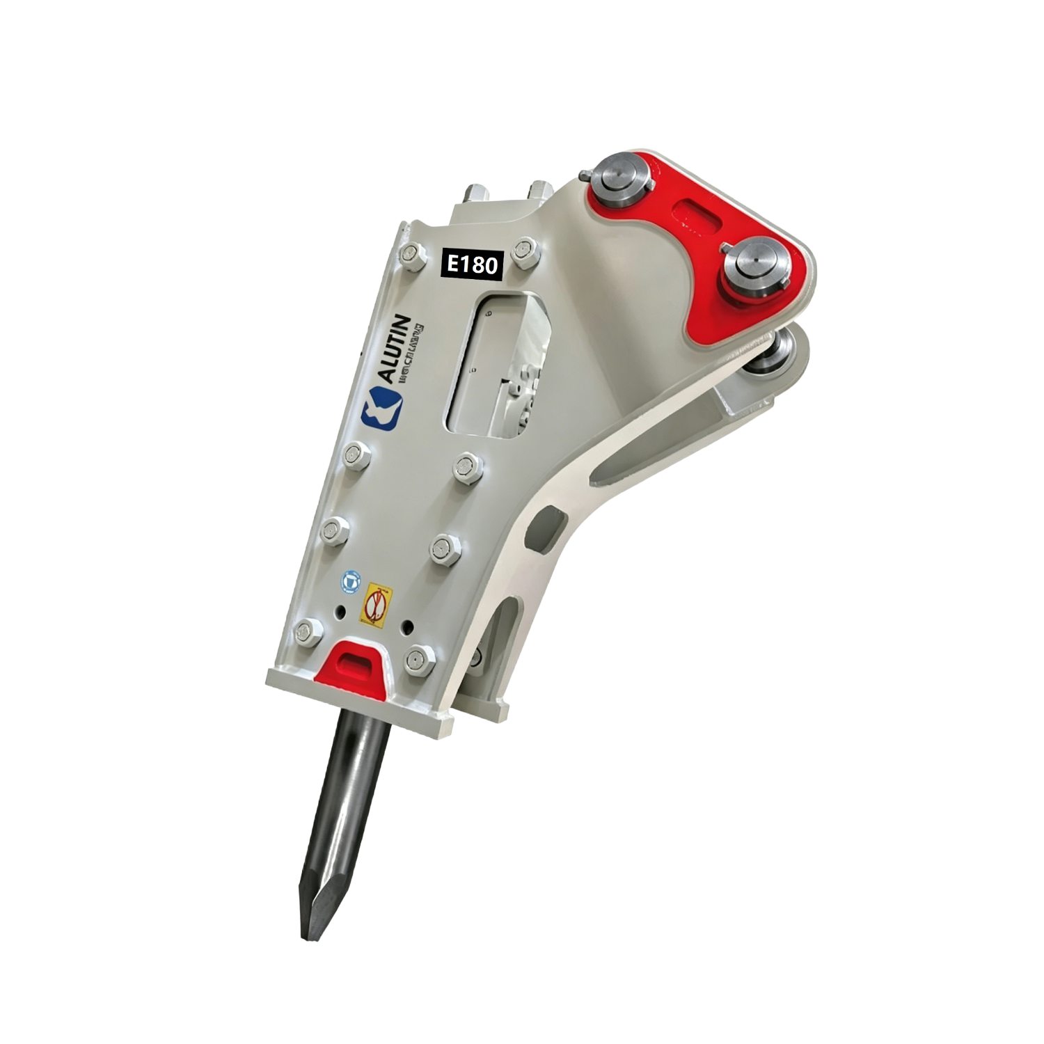E180 excavator breaker hammer, hydraulic cannon head, triangular breaker.