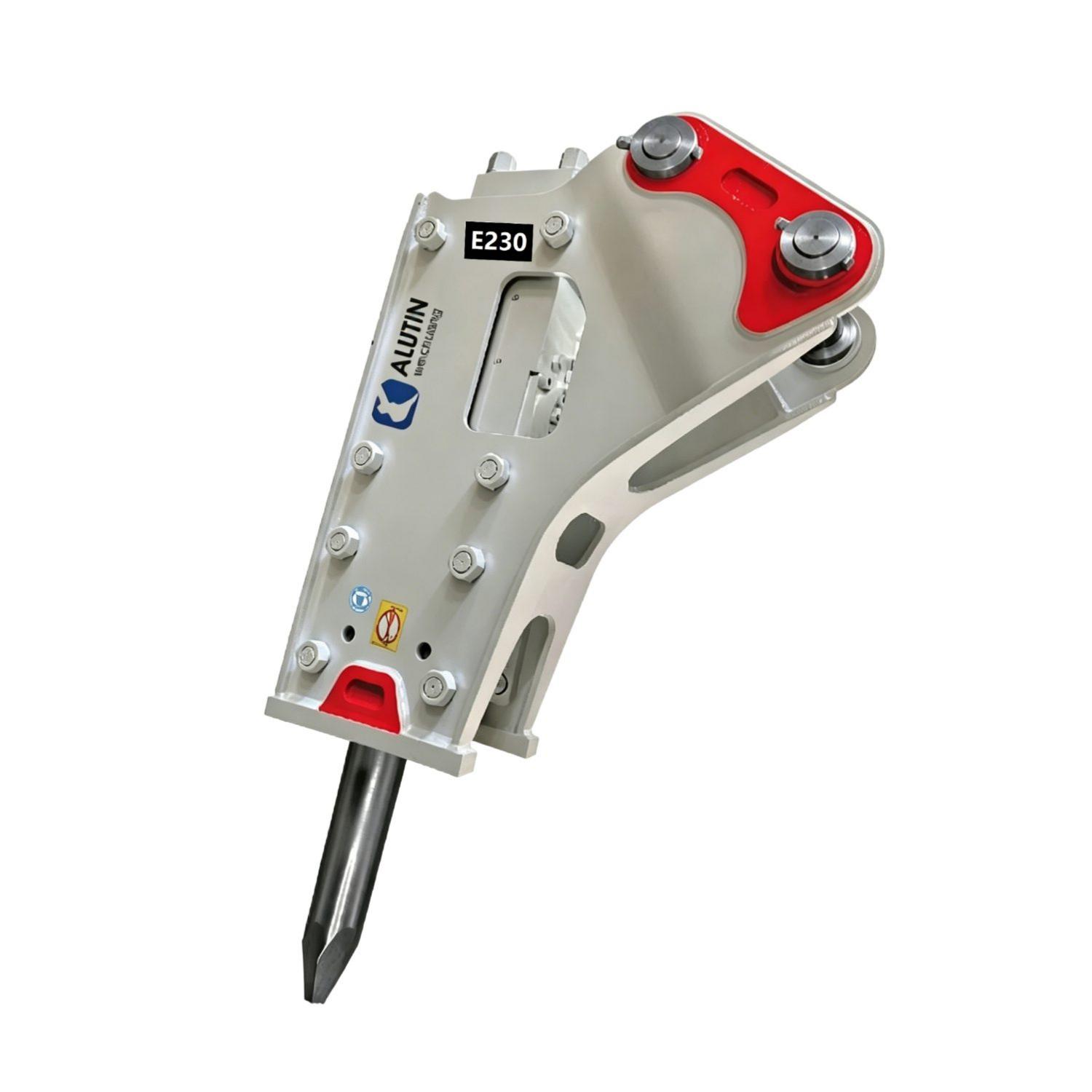 E230 excavator breaker hammer, hydraulic cannon head, triangular breaker.
