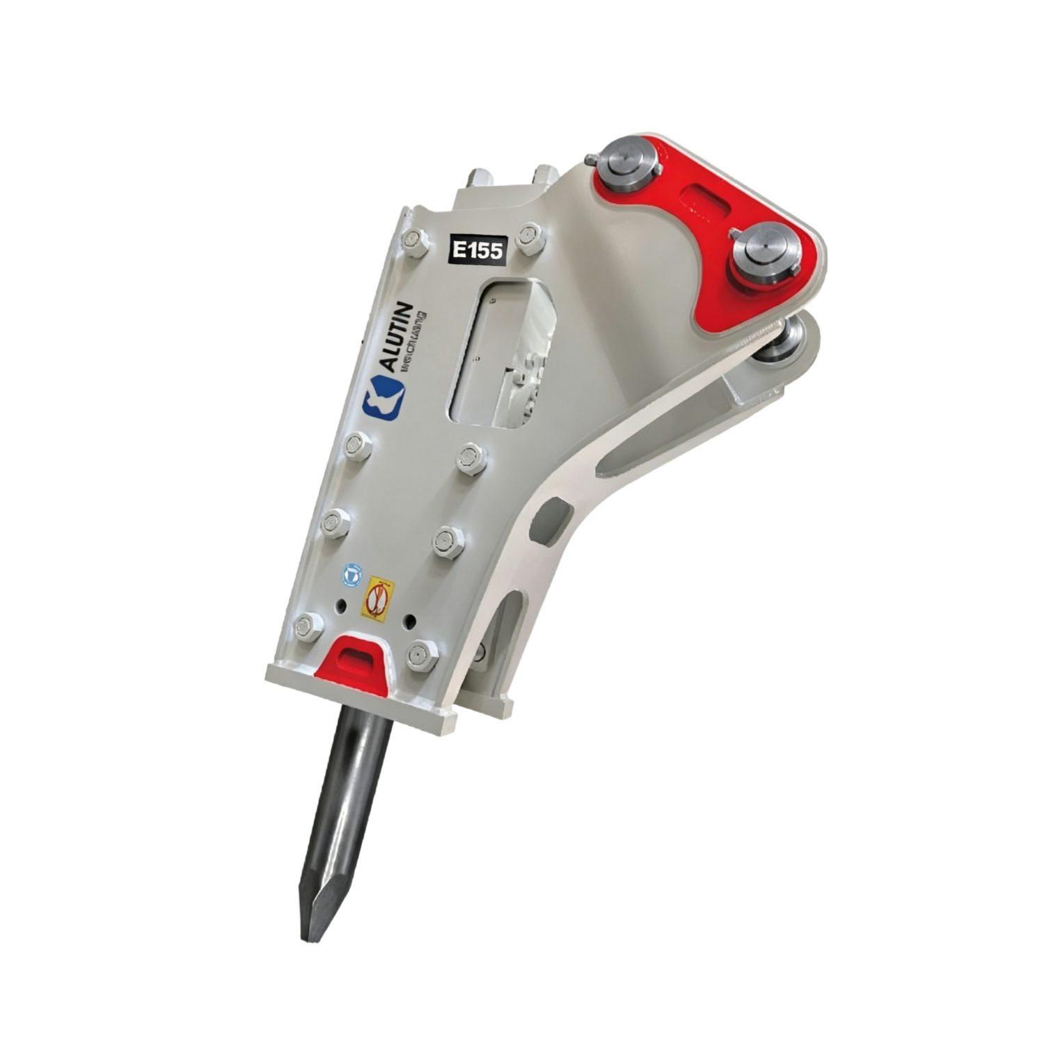 E155 excavator breaker hammer, hydraulic cannon head, triangular breaker.