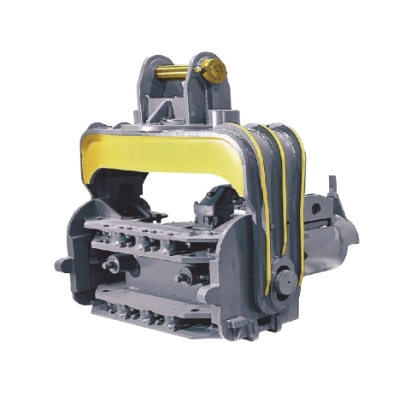 Excavator hydraulic pile driver road guardrail driving and extraction vibratory photovoltaic pile hammer steel plate static pile driver