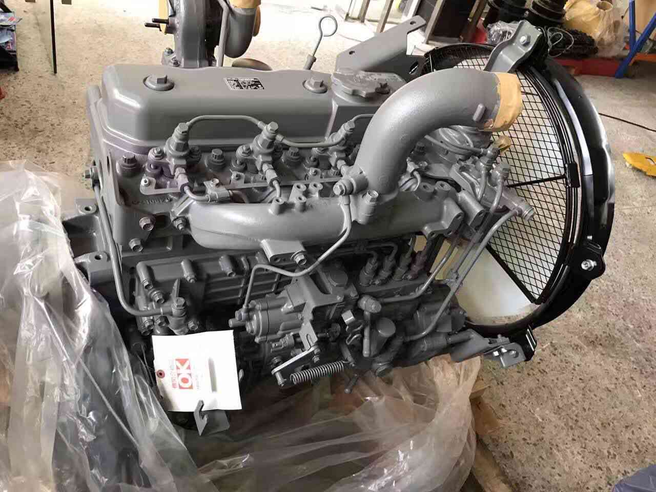 Isuzu 4BD1 engine assembly / Hitachi 120 excavator engine / Original import