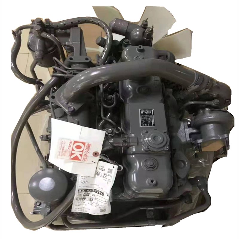 Isuzu 4JG1 engine assembly, ZAX6070 Hitachi excavator engine assembly