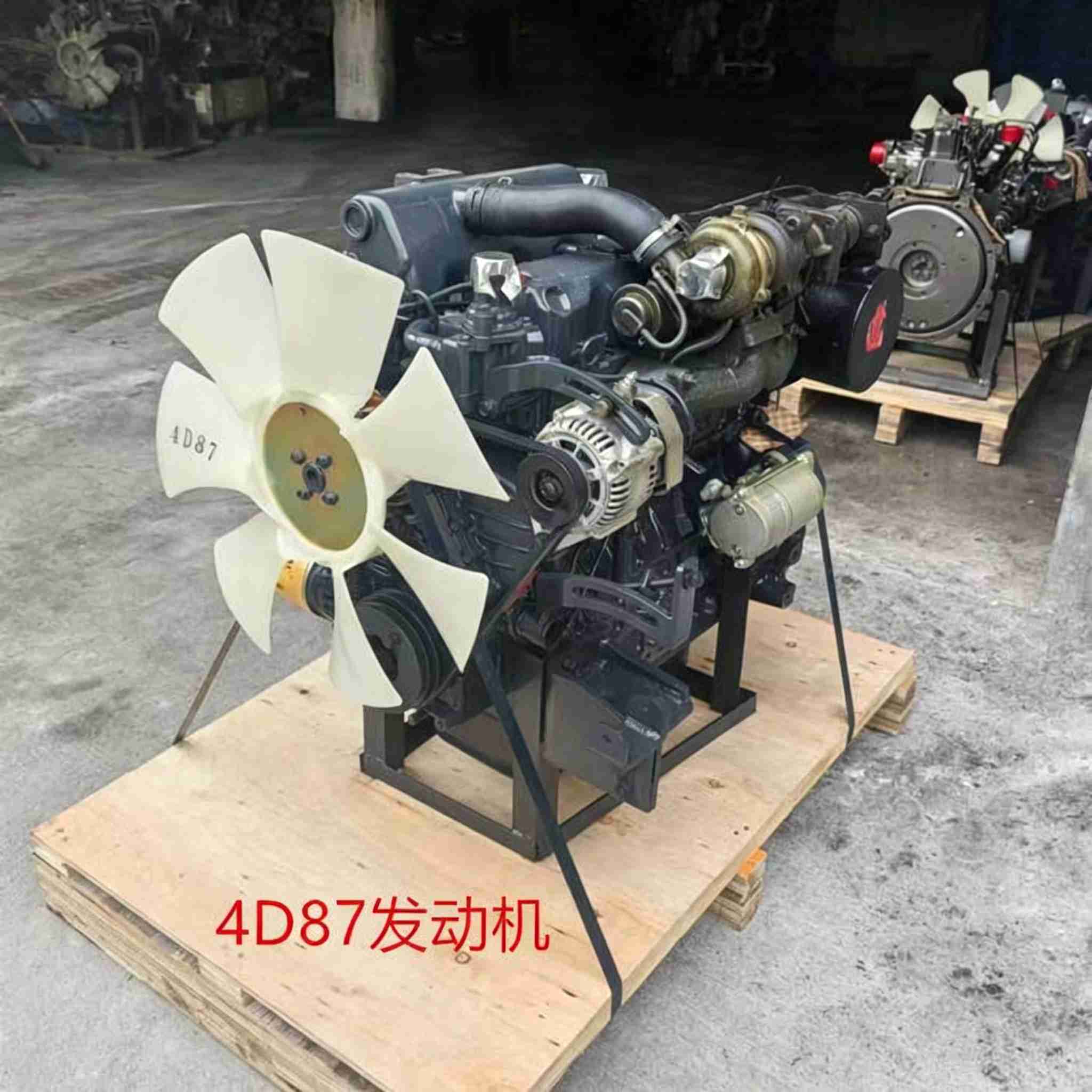 Excavator Komatsu 56-7, Hyundai 65, Longgong 55, 60 engine assembly, Kubota 4D87 engine parts