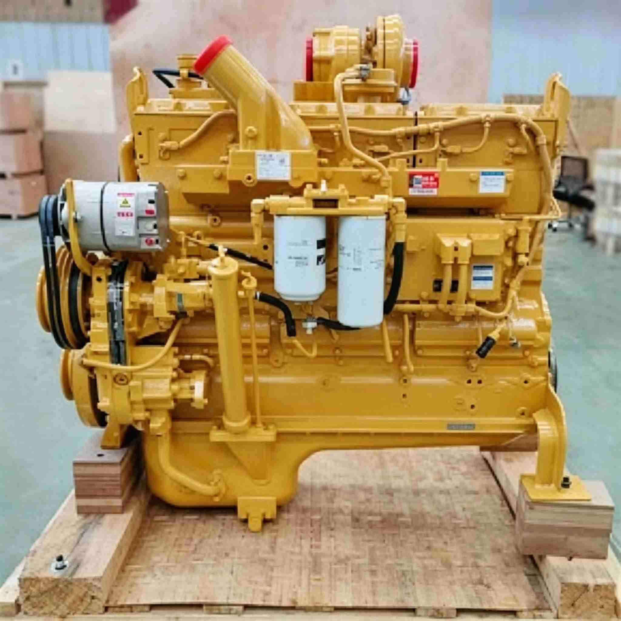 Bora drilling rig Caterpillar C18 engine assembly C15 engine excavator turbocharger wiring harness valve