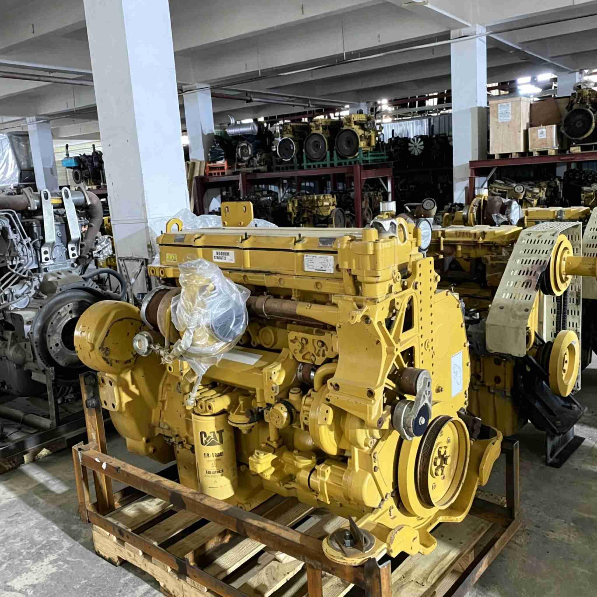 Suitable for Caterpillar excavator C9/C11/C12/C13/C15/C18 original engine assembly, cylinder block, and four-piece set.