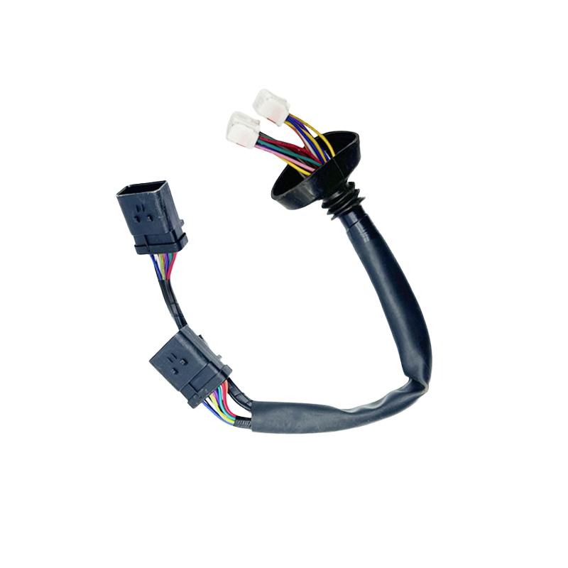 Excavator parts for Caterpillar CAT320 324D 329D 336D2 LCD screen wiring harness, display screen, and plugplug.