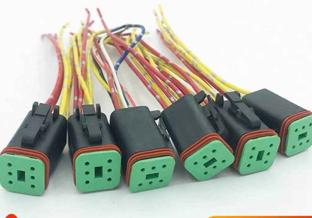 Hyundai R80 excavator, 150, 220, 215, 225-5-7-9, throttle motor plug, motor wiring harness accessories.