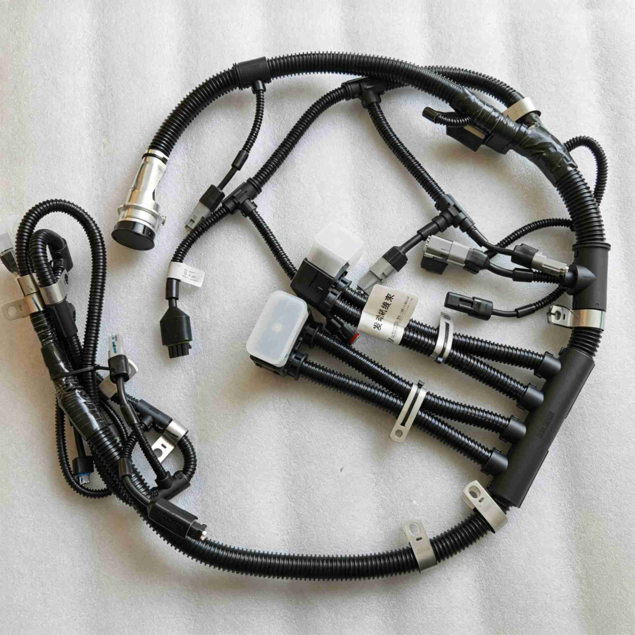 Original Xi'an Cummins QSM11 Hyundai 455/385 excavator engine wiring harness 2864514