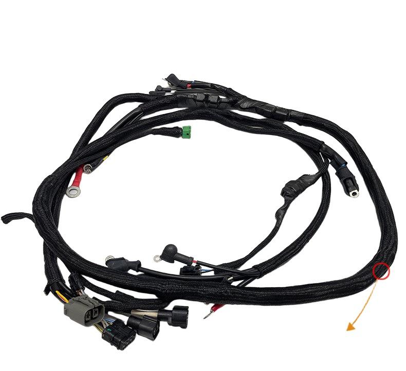 Modern excavator parts, all models, all wiring harnesses, complete vehicle wiring, main wiring, cab circuits.